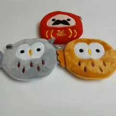 ポーチ3個セット 縁起物シリーズ