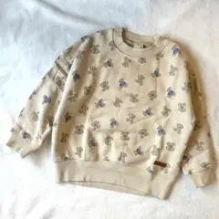 新品☆petit main くまトレーナー 110 アプレレクール GAP ザラ