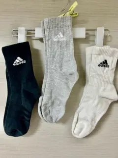 『処分価格』adidasソックス3足セット