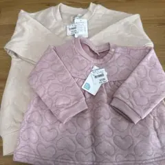 トレーナー2枚セット(70〜80＆110) 西松屋