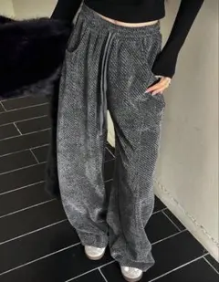 カジュアル ストレートレッグパンツ