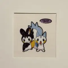ポケモンパン パウンドケーキ シール エモンガ パチリス