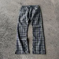 00s OAKLEY check pants y2k teck archive - メルカリ
