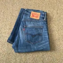 W30 L32 Levis 501 縦落ち ヒゲ ハチノス 赤耳 革パッチ 濃紺