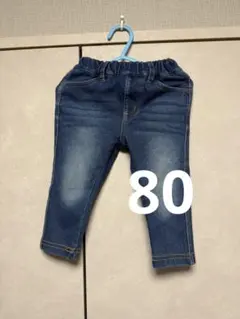 ブランシェス★80★デニムスリムフィットパンツ