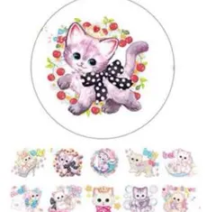 マスキングテープネコ子猫メルヘンパステルカラー