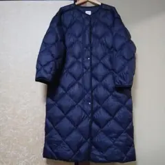 アーバンリサーチドアーズ ライトダウンキルトコート　キルティング　ネイビー