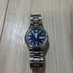 セイコー 青文字盤 ステンレススチール 時計