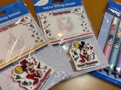 東京ディズニーリゾート メモ用紙・ボールペンセット 4点セット