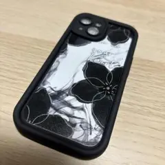 花柄ソフトケース iPhone15