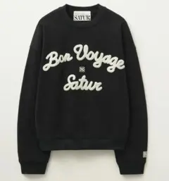 satur スウェット　ブラック　M