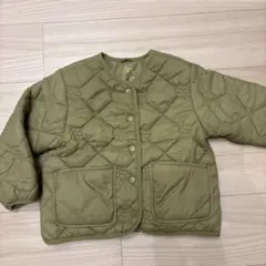 ZARA オリーブグリーン キルティングジャケット　104センチ