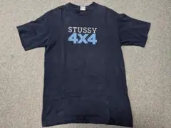 【希少】90s OLD STUSSY 紺タグ 4x4 Tシャツ L USA製