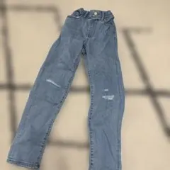 UNIQLO キッズ　ダメージジーンズ　130cm