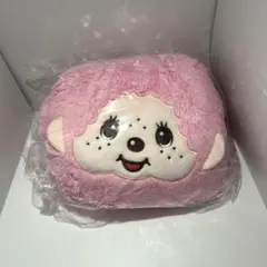 モンチッチ 巾着付きブランケット ピンク