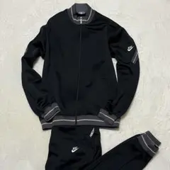 希少　80s ナイキ　ビンテージ　ブラック セットアップ　トラックジャケット