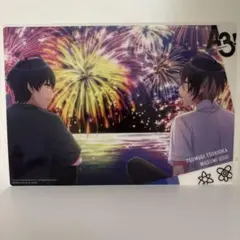 A3! エースリー 月岡紬 碓氷真澄 クリアビジュアルポスター