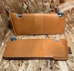 エブリイ用サンバイザーカバー・キャメル、ステッチ白 エブリイ用サンバイザーカバー・キャメル、ステッチ白 - メルカリ