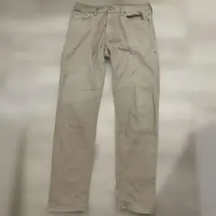 GU メンズ ベージュ チノパン 綿のサムネイル