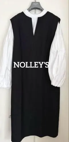 ❤︎美品　ノーリーズ　ジャンパースカート　ブラック　ワンピース 洗濯OK❤︎