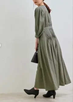 ROPÉ PICNIC ロペピクニック カーキロングドレス ワンピース