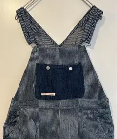 BRAVERY FULLCOUNT ネイビー ヒッコリーオーバーオール BRAVERY FULLCOUNT ネイビー ヒッコリーオーバーオール