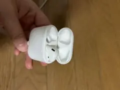 美品　純AirPods ケースと右耳+カバー