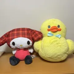 【新品】マイメロディ & あひるのこ れもん BIGぬいぐるみ 豪華2点セット