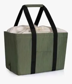 エコバッグ 折りたたみ 保冷 撥水 ビッグサイズ 耐久性 30L グリーンのサムネイル