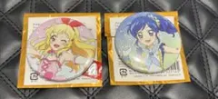 アイカツ！ 映画　アンコール ソレイユたっぷり缶バッジ 星宮いちご 霧矢あおい