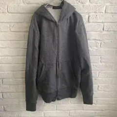 グローバルワーク スウェット ジップアップパーカー グレー Mサイズ