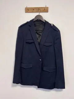 【古着】zara man ネイビージャケット