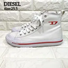 未使用品✨DIESEL ディーゼル キャンバスハイカットスニーカー ホワイト