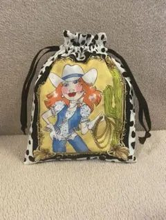 専用ロラライハリス　ハンドメイド　巾着袋　カウガール