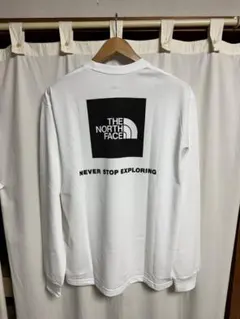 新品未使用タグ付きTHE NORTH FACE 長袖シャツ ホワイト XL