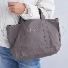 別注　L.L.Bean　グローサリー トートバッグ 　Mサイズ　ライトグレー