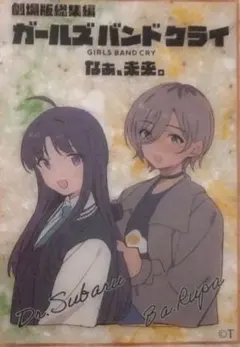 劇場版 ガールズバンドクライ 後編 特典 第5週目 クリアカード すばる・ルパ