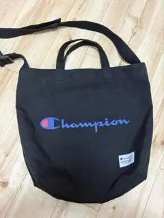 Champion 2way トートバッグ ブラック