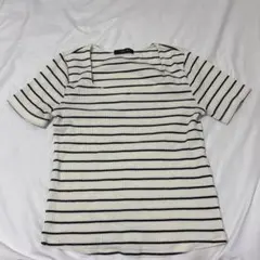 INGNI ボーダー半袖ニット
