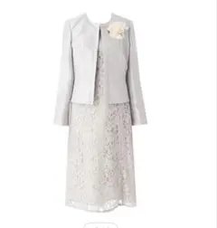 セレモニースーツ　11号　ライトグレー　卒業式　結婚式