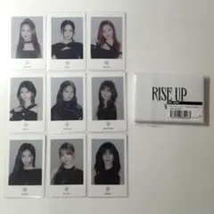 NiziU RISEUP フォトカードセット 9枚 箱付き