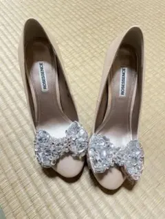 最終値下 ★新品未使用★2way シャイニング リボンR&E パンプス 23cm