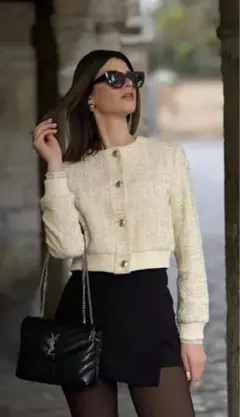 2025年最新】zara テクスチャー ボンバージャケットの人気アイテム