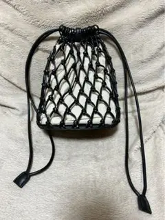 [最終値下げ]niko and… 巾着ショルダーバッグ　ミニバッグ