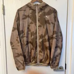 【美品】 PUMA カモフラージュ ナイロンパーカー