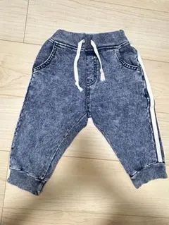 男の子　スウェットパンツ　☆デニム柄ストライプ付き☆ 110センチ