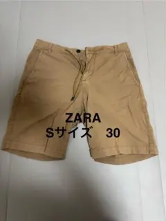 美品　ザラ【ZARA】ハーフパンツ・カジュアル◇ベージュ・メンズ30【S】