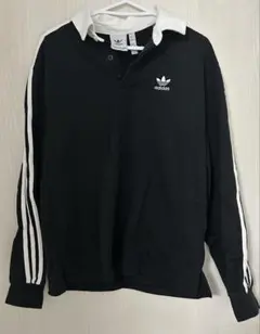 adidas 長袖ポロシャツ Mサイズ