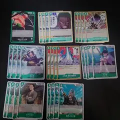 ワンピースカード　緑ゾロデッキデッキパーツ