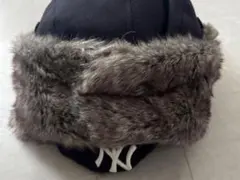 【NEW ERA】フライトキャップ 黒 ファー付きのサムネイル